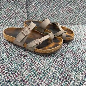 Birkenstock Mayari Womens 35(5) Sandals Tan Buckle‎ Strap